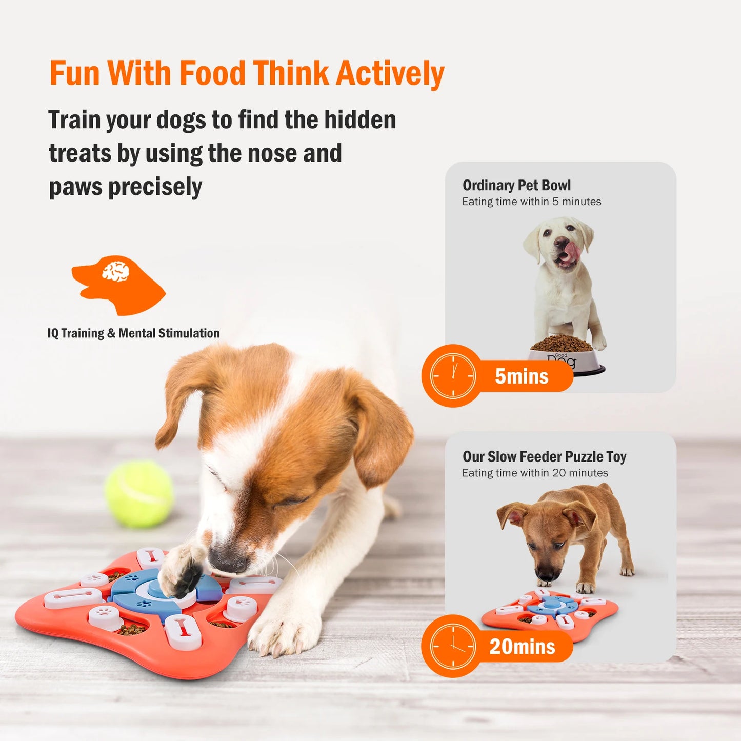 Dog Puzzle Toys for IQ Training & Mental Enrichment