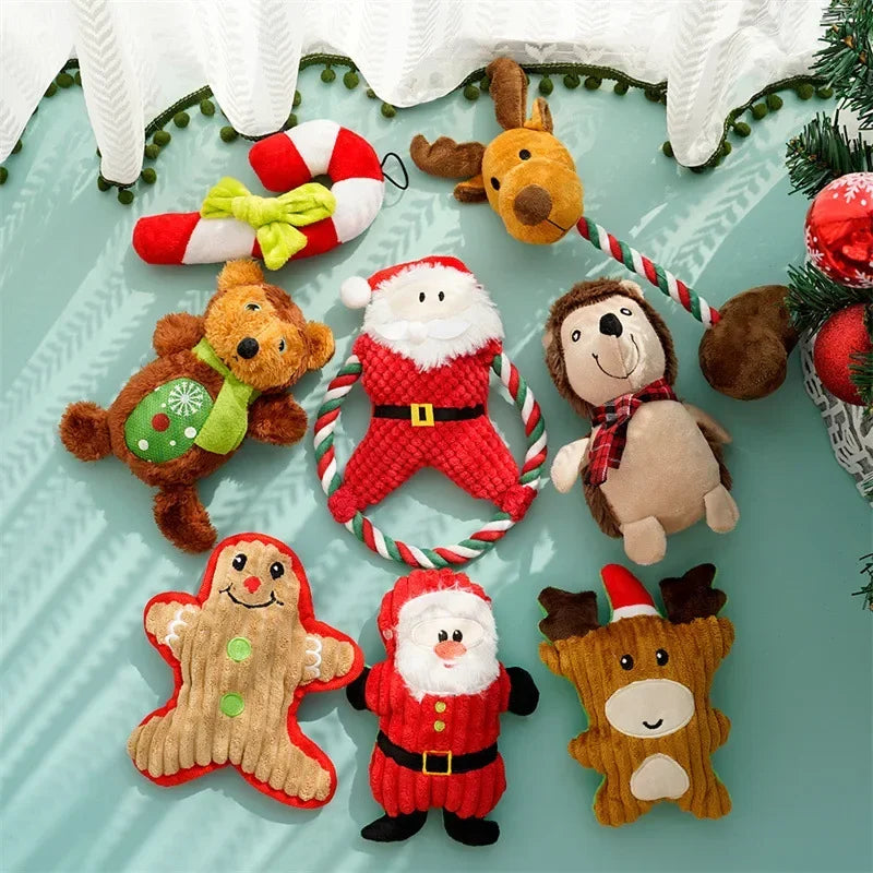 Christmas Dog Chew Toys