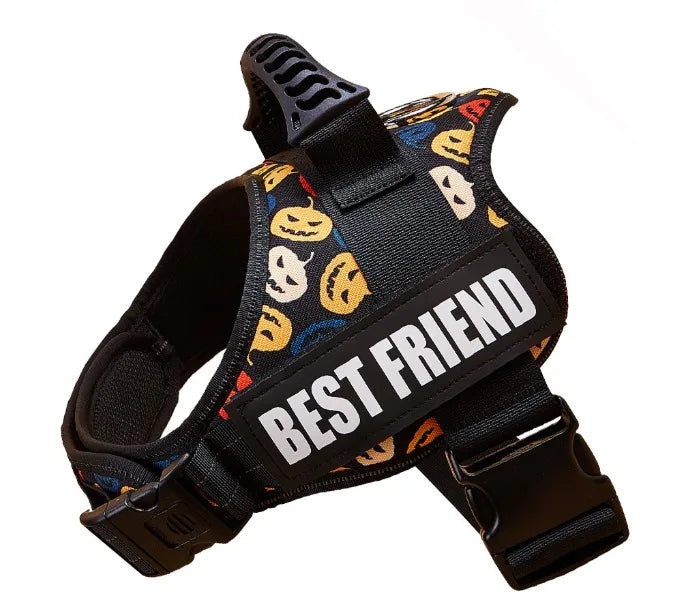 "Custom Adjustable Dog Harness – High-Quality Nylon Vest for Small & Large Dogs