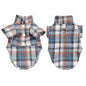 "Plaid Dog Shirt – Stylish & Breathable Autumn Coat for Small & Large Dogs"