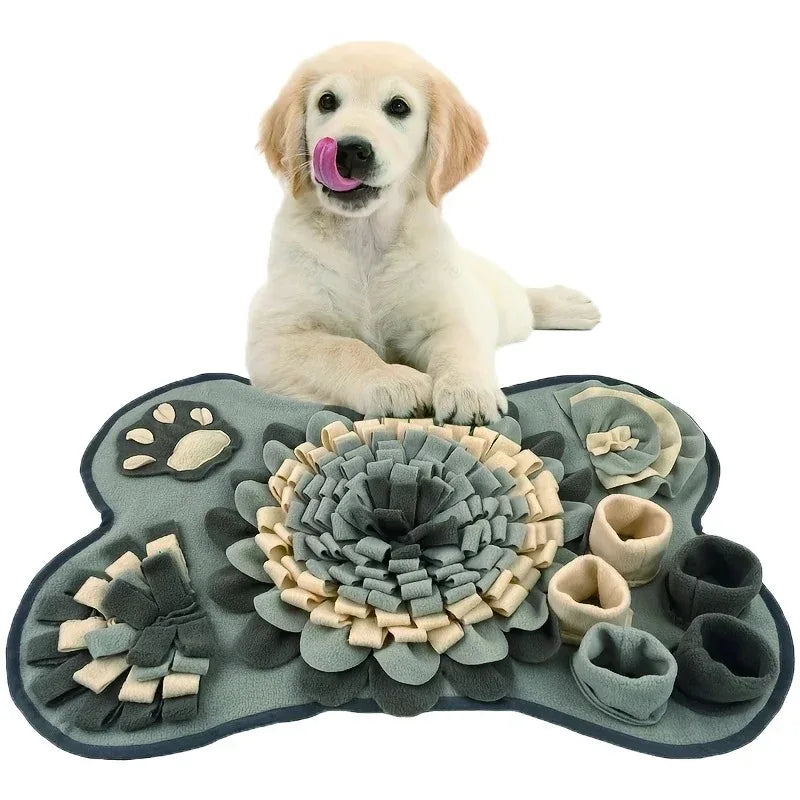 "Interactive Foraging Smell Training Mat for Dogs – Slow Food Blanket"