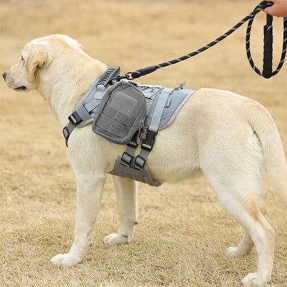 "Tactical Dog Harness Vest – Outdoor Training & Walking Gear for Medium & Large Dogs"