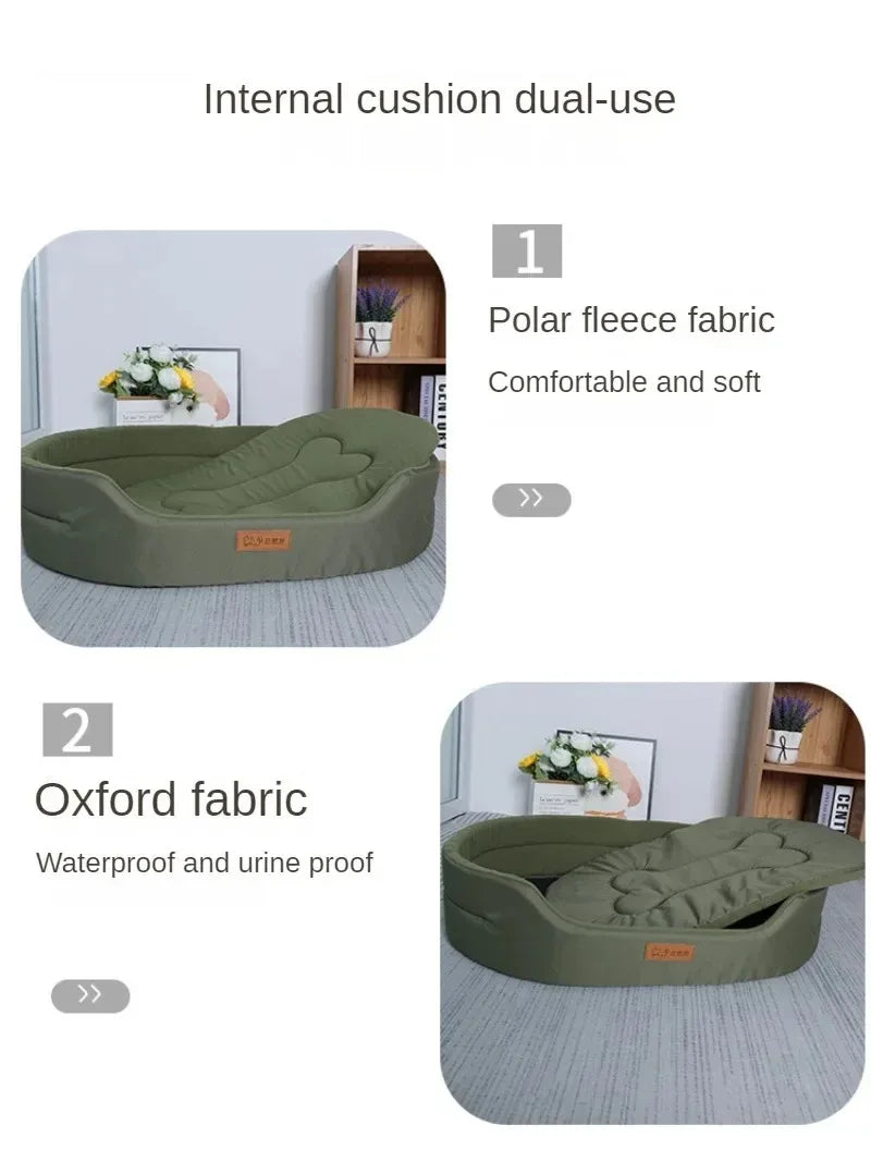 "Fluffy Pet Sofa Bed Cushions – Perfect for Dogs & Cats of All Sizes"