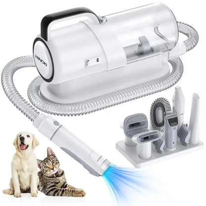 Geoorood Dog Grooming  Vacuum,  2.5L Pet Grooming Kit & Vacuum Suction Pet Hair, Professional Clippers