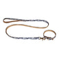 "Dior-Inspired Elegant Pet Collar and Leash Set