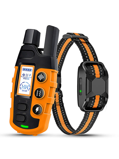 "3300FT Waterproof Electric Dog Training Collar with Remote Control"