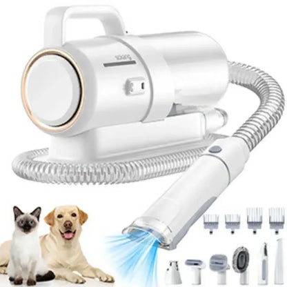 Geoorood Dog Grooming  Vacuum,  2.5L Pet Grooming Kit & Vacuum Suction Pet Hair, Professional Clippers