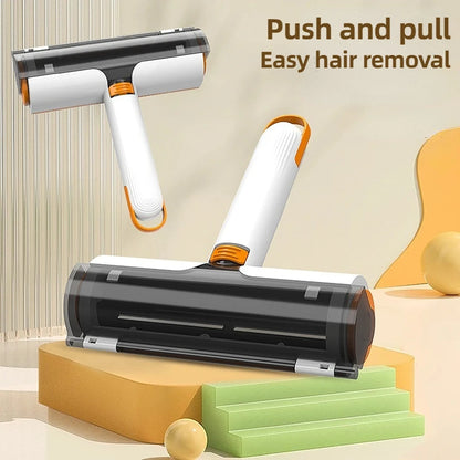 "Multifunctional Portable Pet Hair Remover – Washable Roller for Clothes"