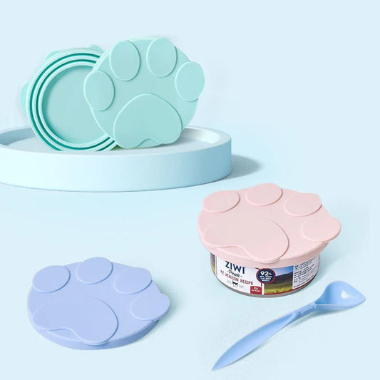 "2-in-1 Portable Silicone Pet Food Sealer & Spoon"