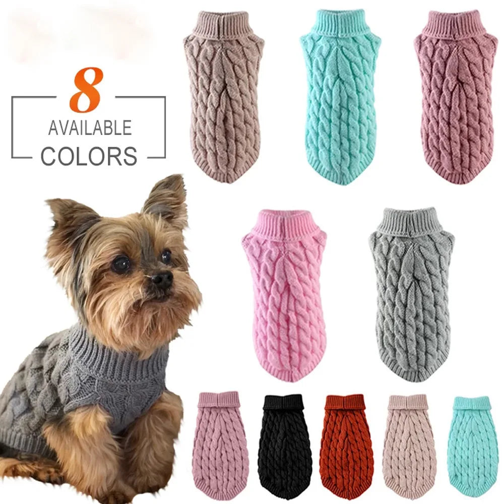 Puppy Dog Sweaters for Small Medium Dogs Cats