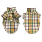 "Plaid Dog Shirt – Stylish & Breathable Autumn Coat for Small & Large Dogs"