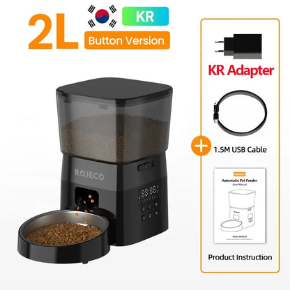 ROJECO Automatic Pet Food Feeder