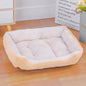 "Color Square Winter Soft Warm Pet House – Waterproof Dog Bed"