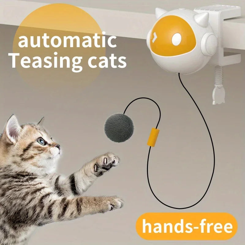 "Interactive Teasing Cat Toy - Engaging Play for Feline Friends"