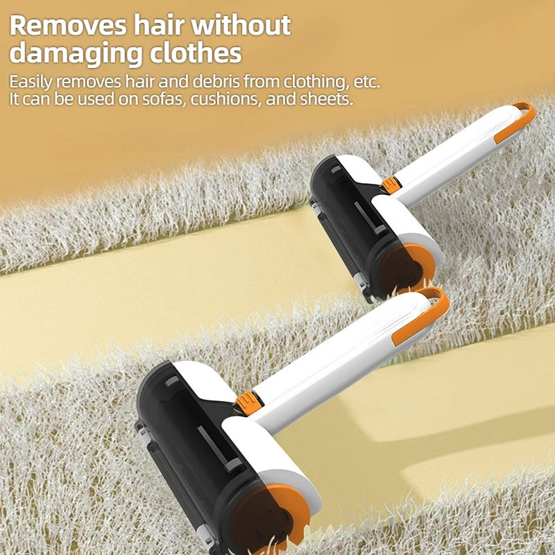 "Multifunctional Portable Pet Hair Remover – Washable Roller for Clothes"