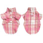 "Plaid Dog Shirt – Stylish & Breathable Autumn Coat for Small & Large Dogs"