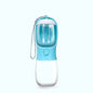 "Portable 2-in-1 Pet Water Bottle with Food Storage for Travel"