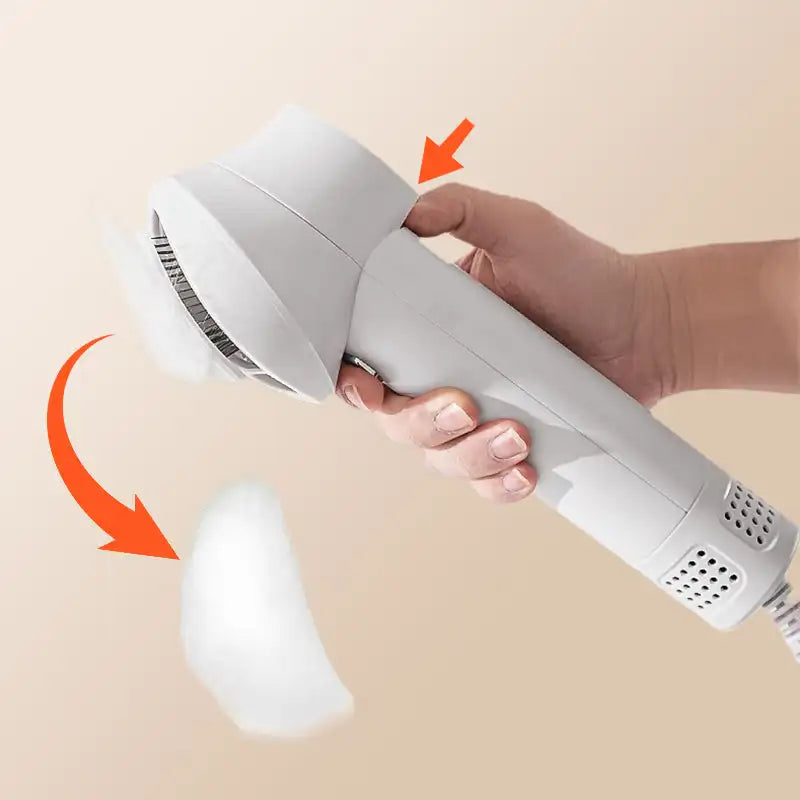 "Smart 2-in-1 Dog Hair Dryer & Comb – Low Noise with Temperature Display"