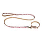 "Dior-Inspired Elegant Pet Collar and Leash Set