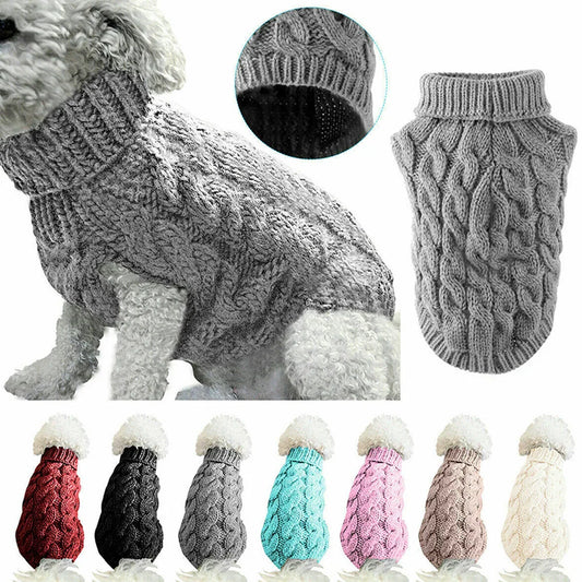 Puppy Dog Sweaters for Small Medium Dogs Cats