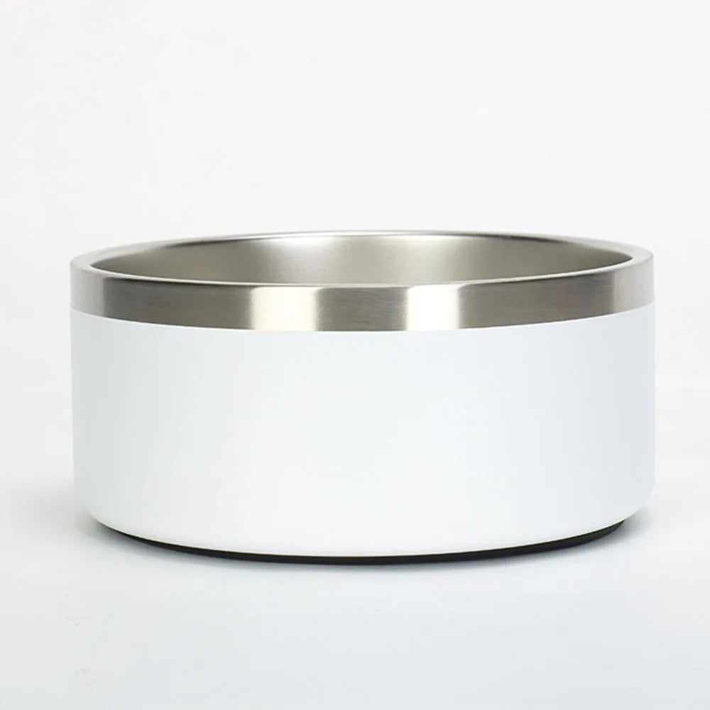 Personalized Stainless Steel Dog Bowls with Name