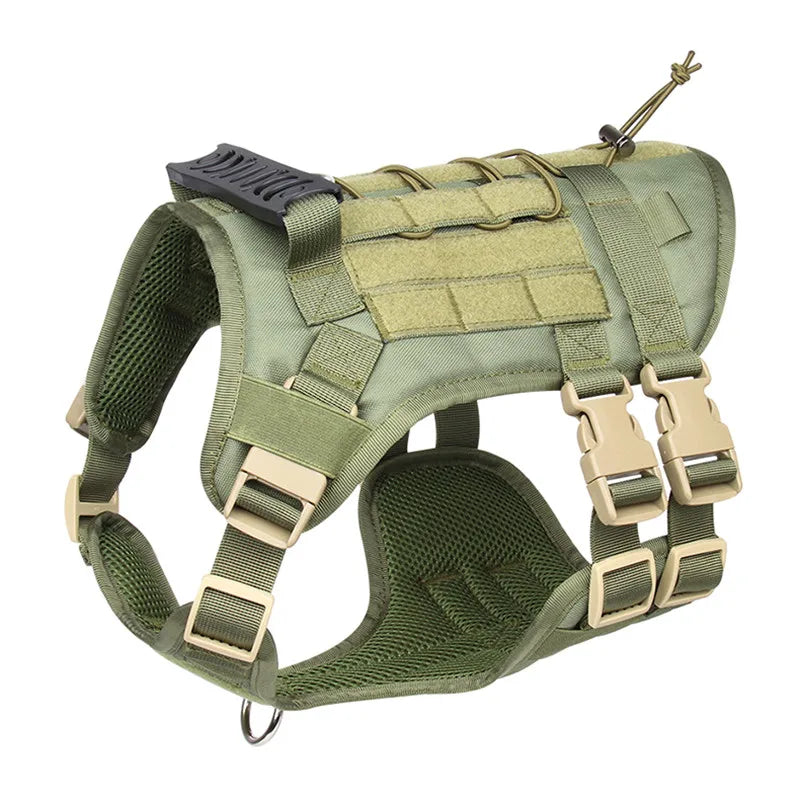 "Tactical Dog Harness Vest – Outdoor Training & Walking Gear for Medium & Large Dogs"