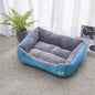 "Color Square Winter Soft Warm Pet House – Waterproof Dog Bed"