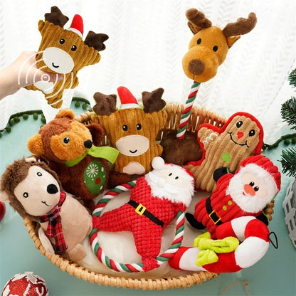 Christmas Dog Chew Toys